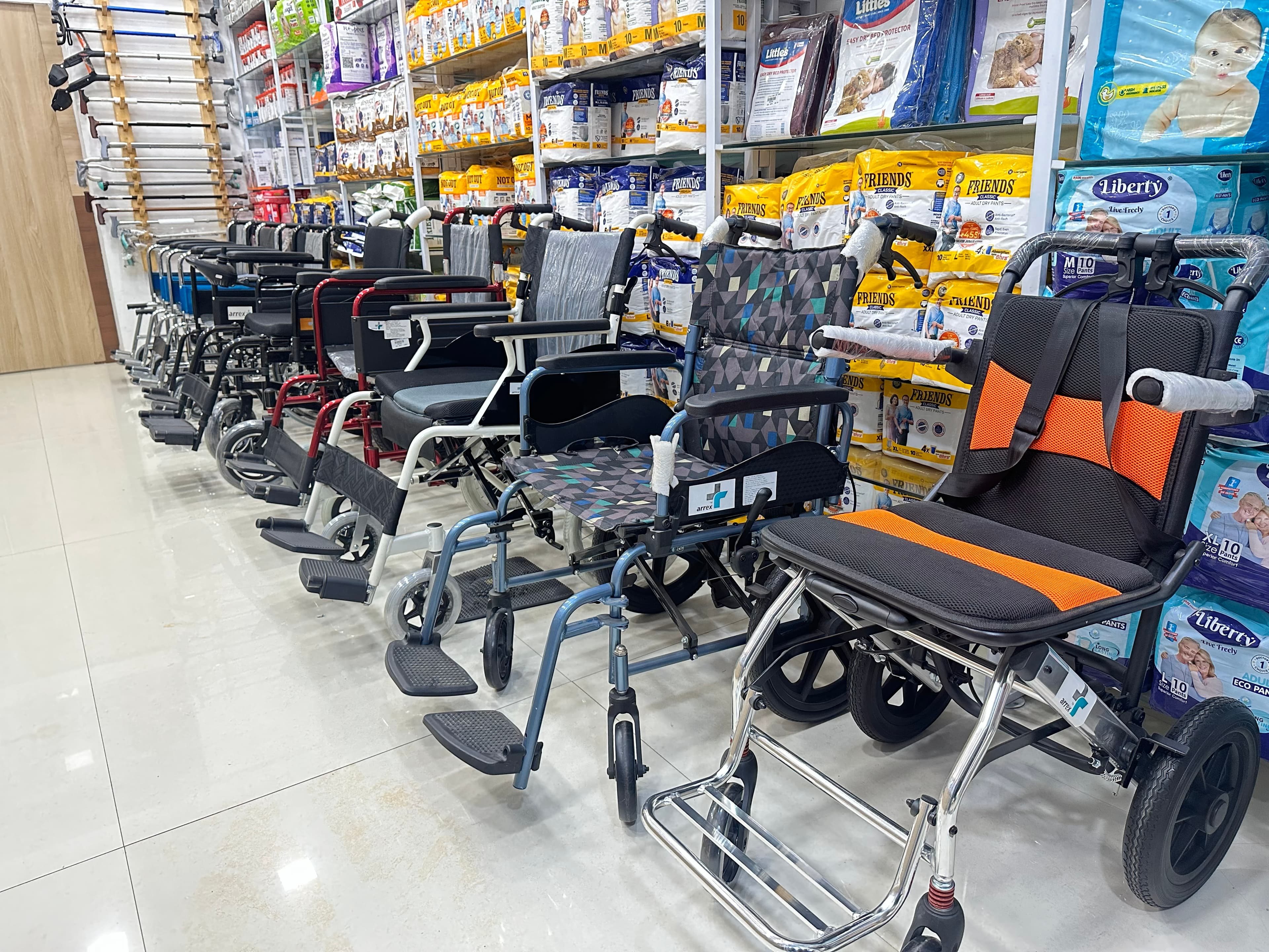 Premium Ultra-Compact & Lightweight Wheelchair Available at Gargi Surgical & Healthcare, Mumbai